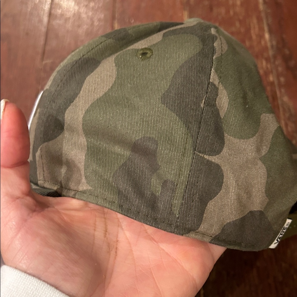 Vans Green Camo Bear Logo Cap - Picture 5 of 9